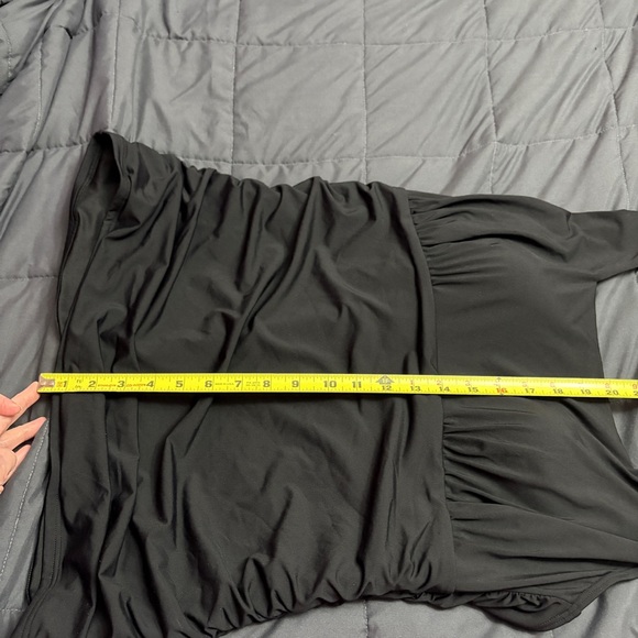 Land's End Square Neck Halter Tankini Swimsuit Top - Size: 16L - Picture 13 of 16